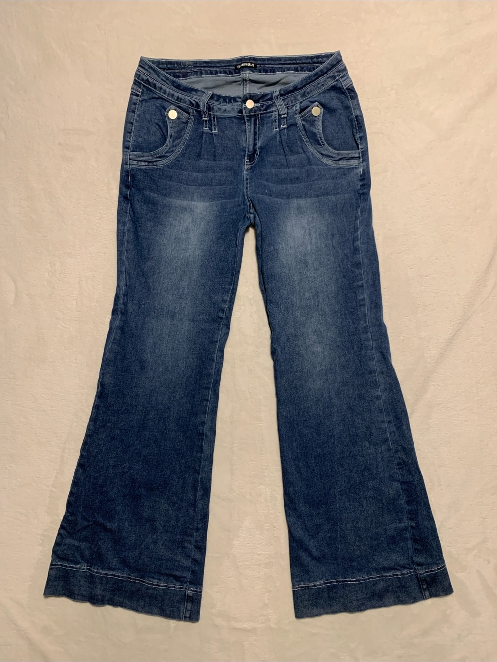 Flamingals flare Leg jeans women’s XL